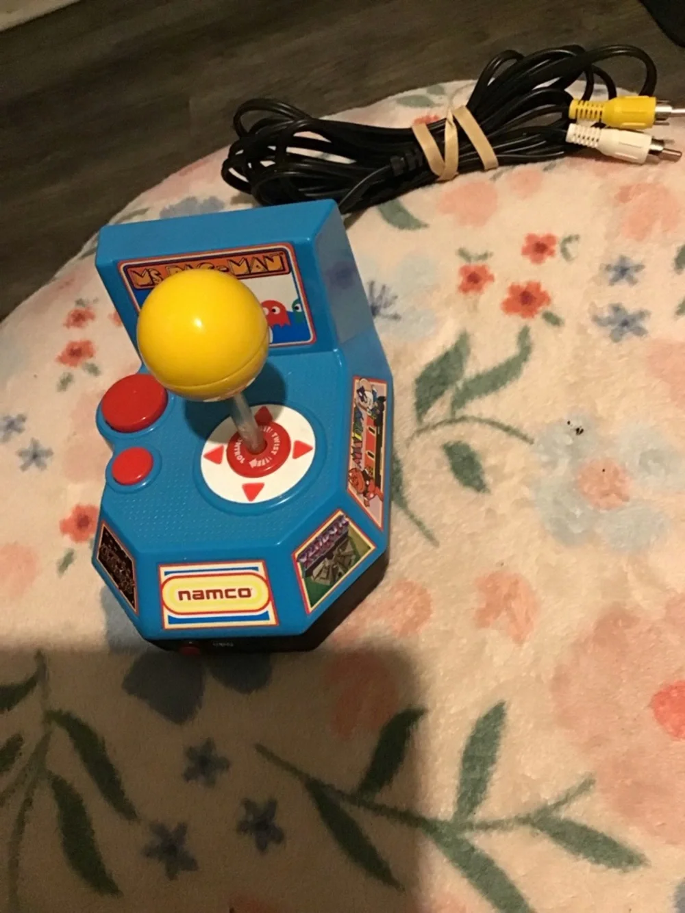 Namco Blue & Yellow Mini Arcade Joystick Controller